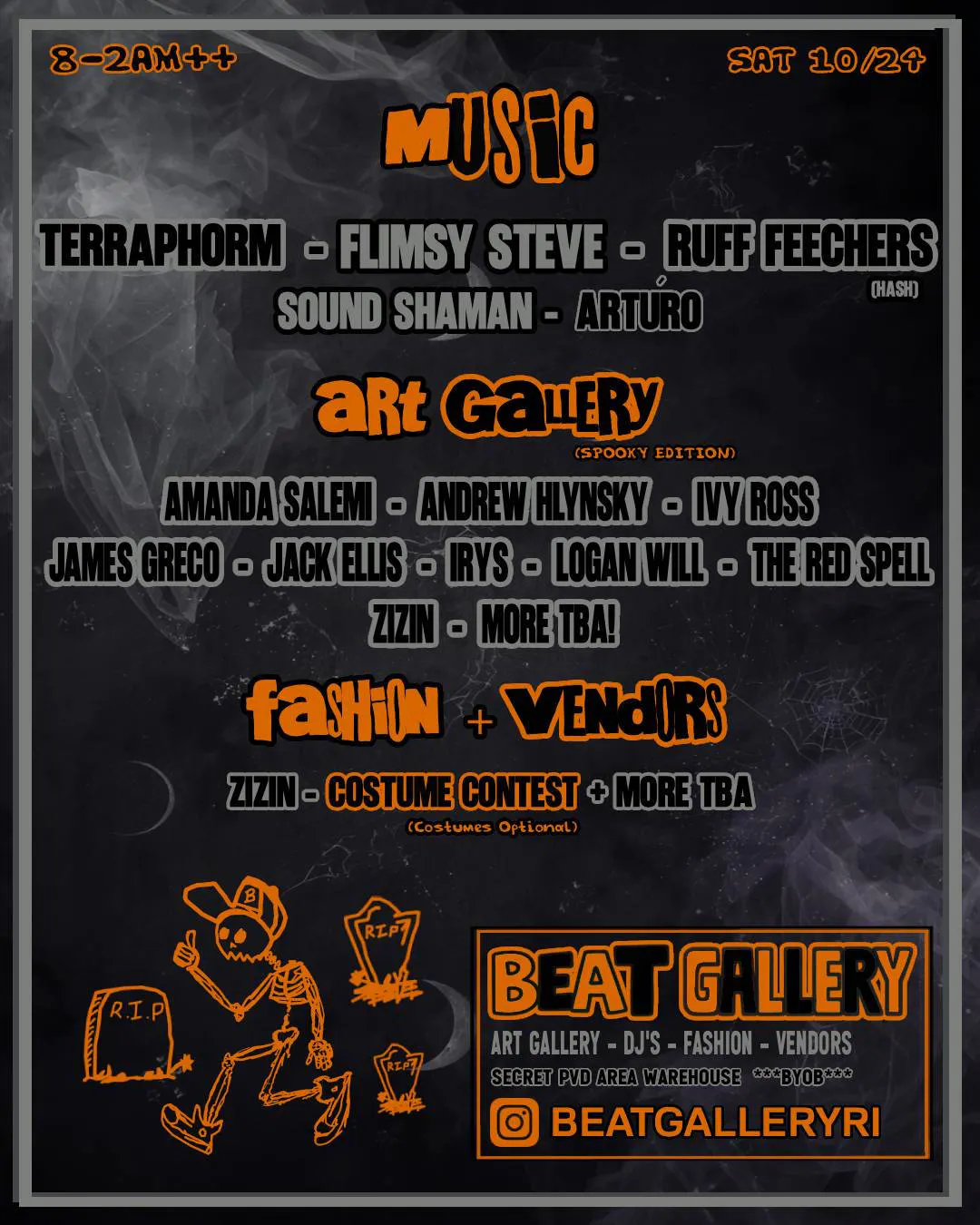BEAT GALLERY X (SPOOKY EDITION) event banner