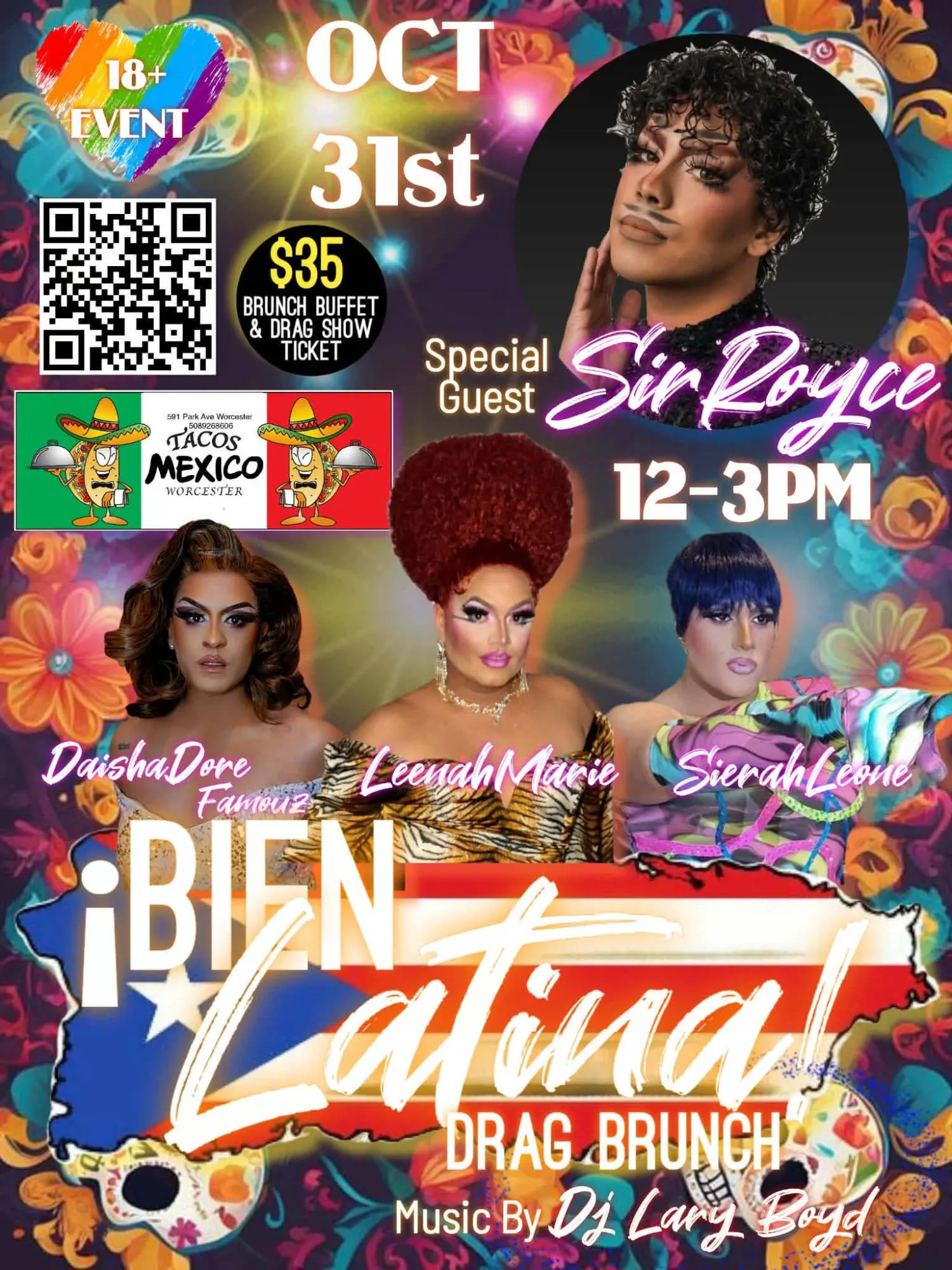 Bien Latina Drag Brunch event banner