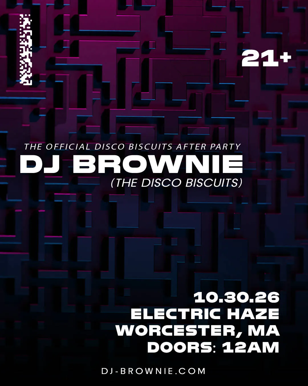 Official Disco Biscuits after Party w/ DJ Brownie event banner