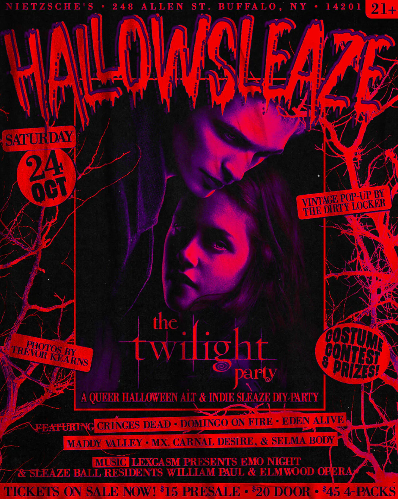 Hallowsleaze: The Twilight Party @ Nietzsche's - 10.24.2026 event banner