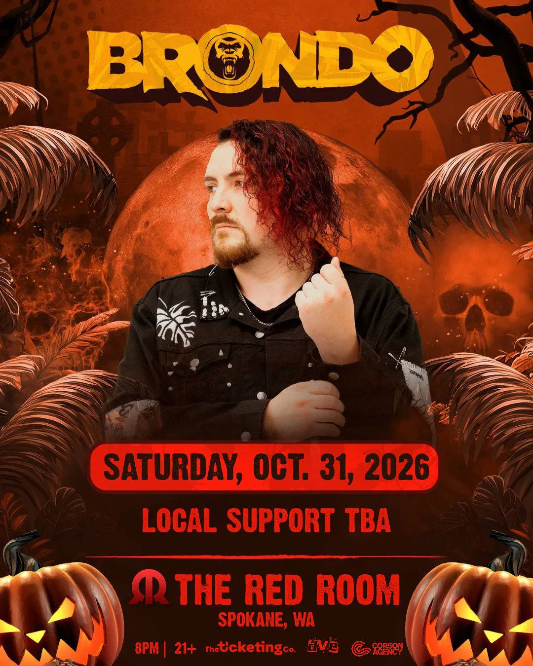 Halloween w/ BRONDO event banner