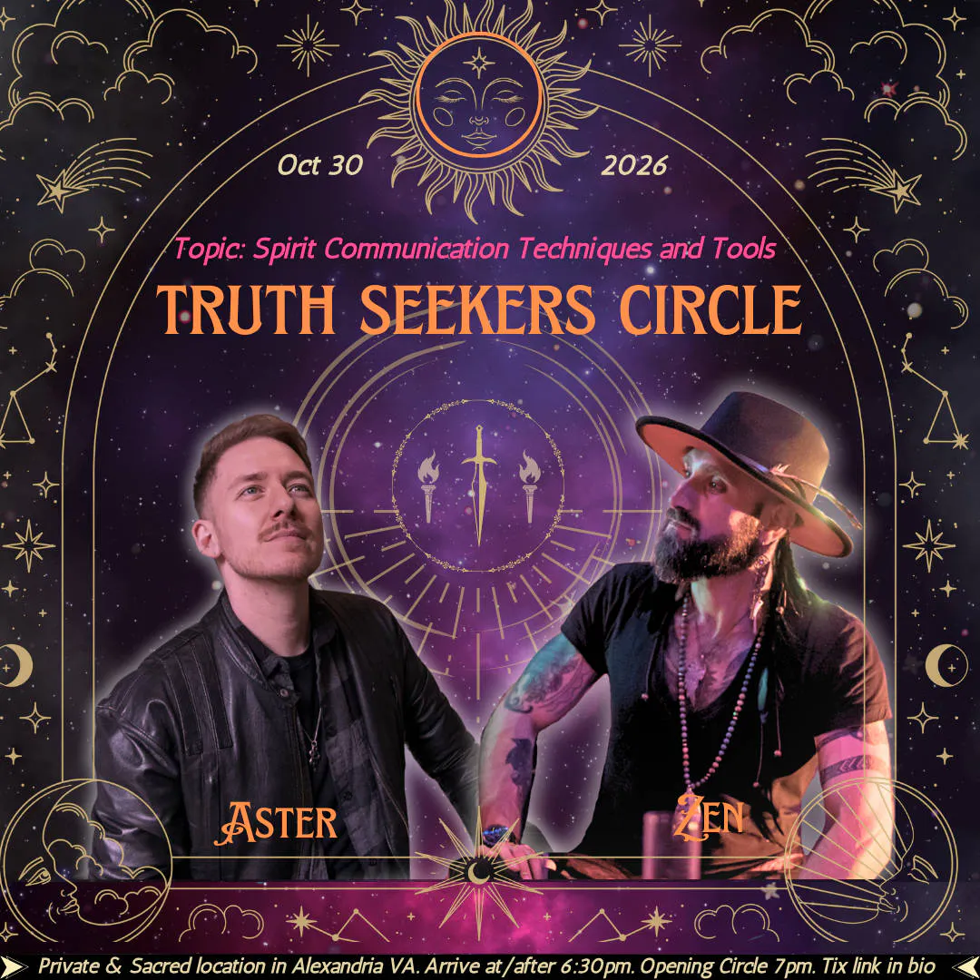 Truth Seeker's Circle: Spirit Communication Techniques and Tools event banner