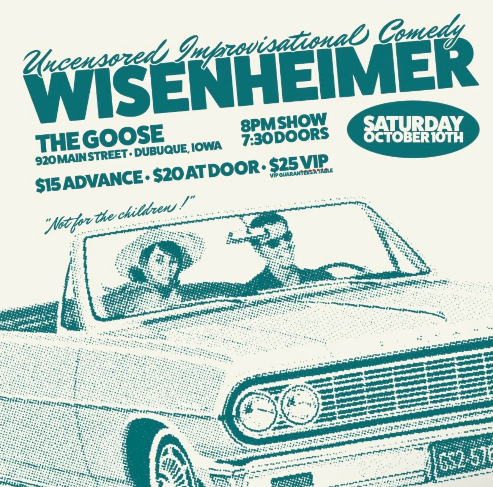 Wisenheimer at The Goose - Comedy Show event banner