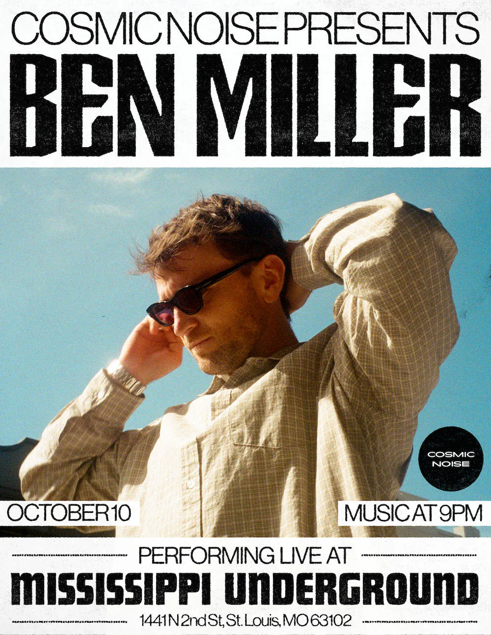 BEN MILLER event banner