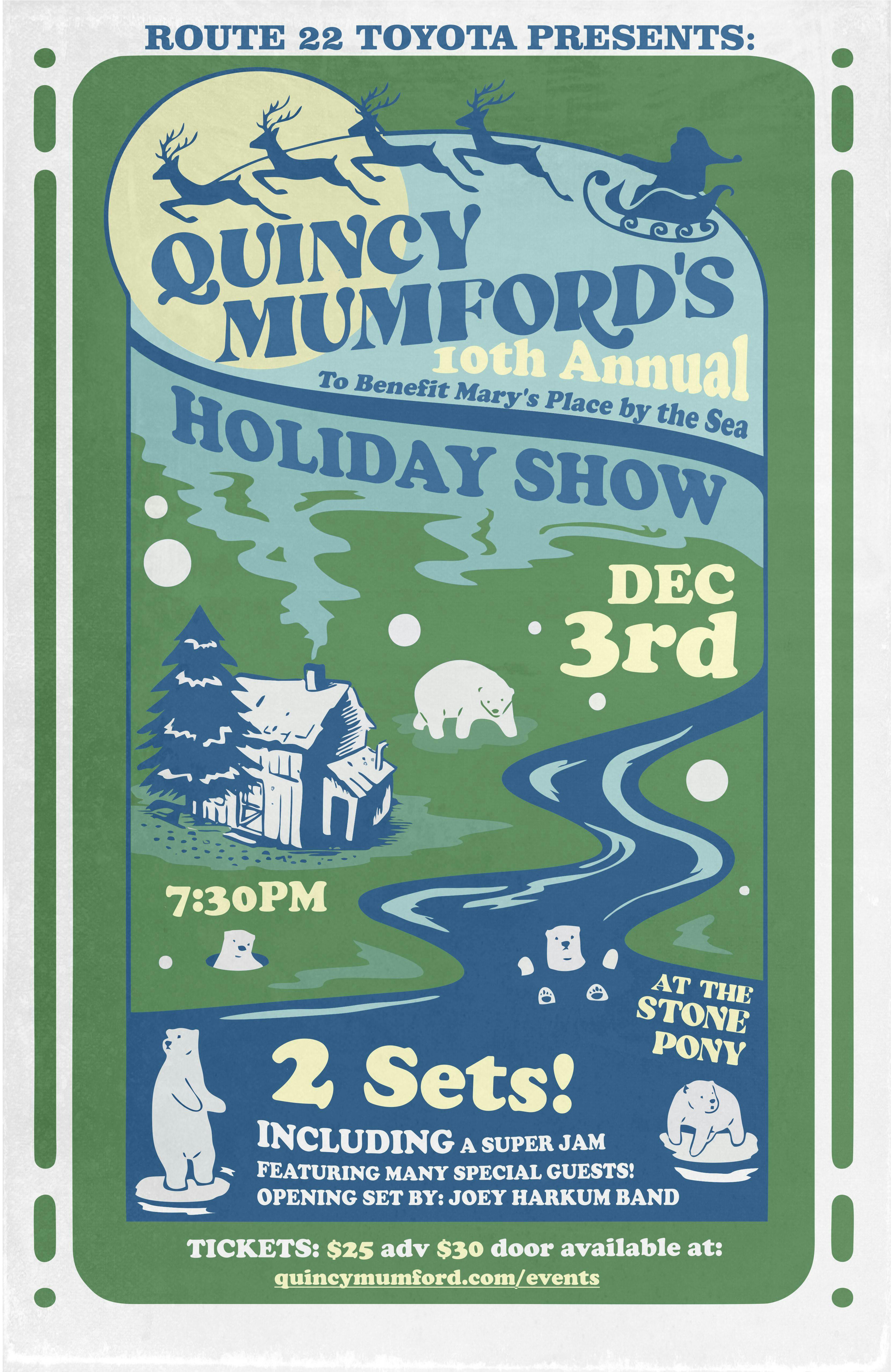 Quincy Mumford's 10th Annual Holiday Show The Ticketing Co.