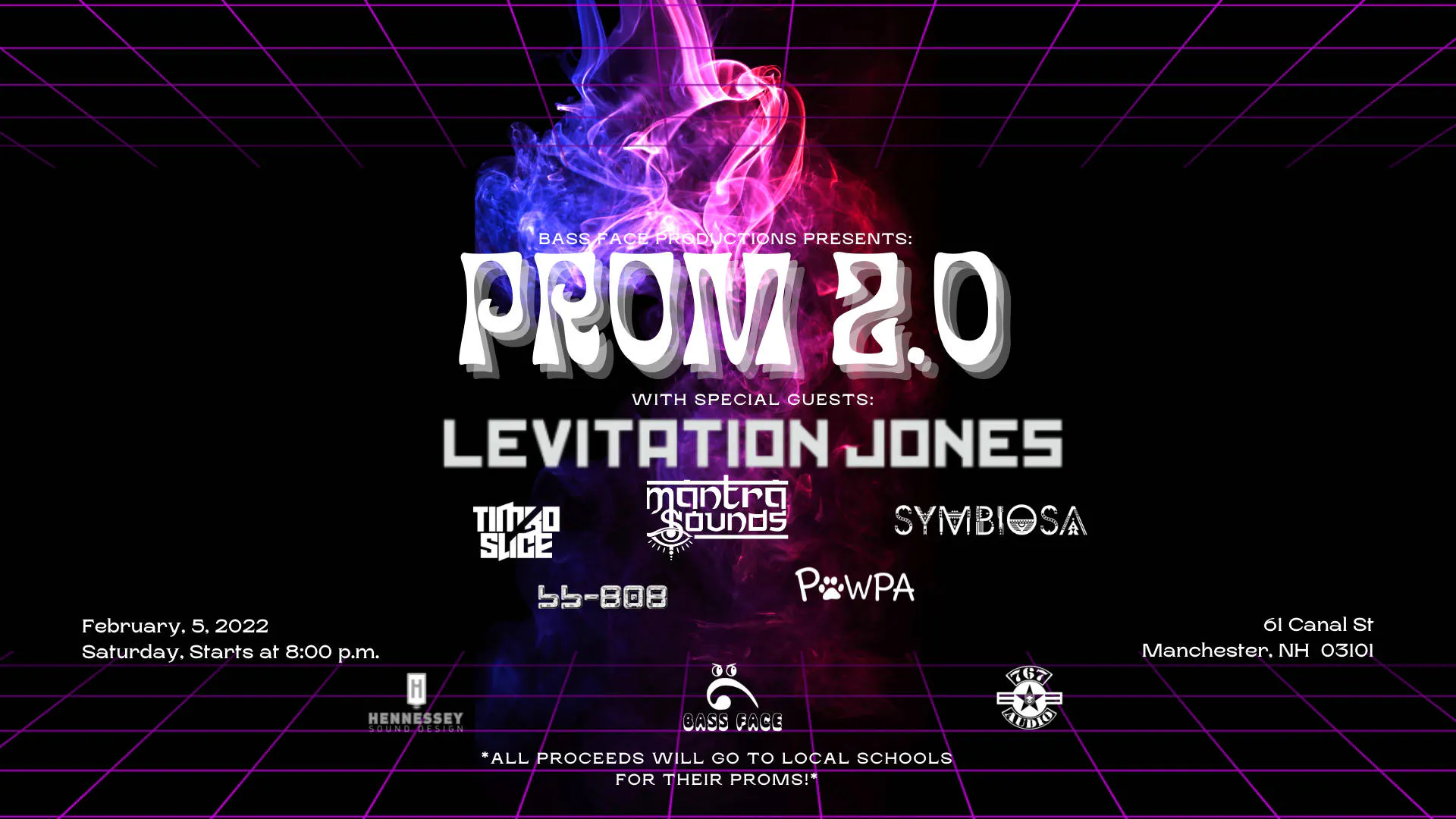 Bass Face Productions presents: Prom 2.0 event banner