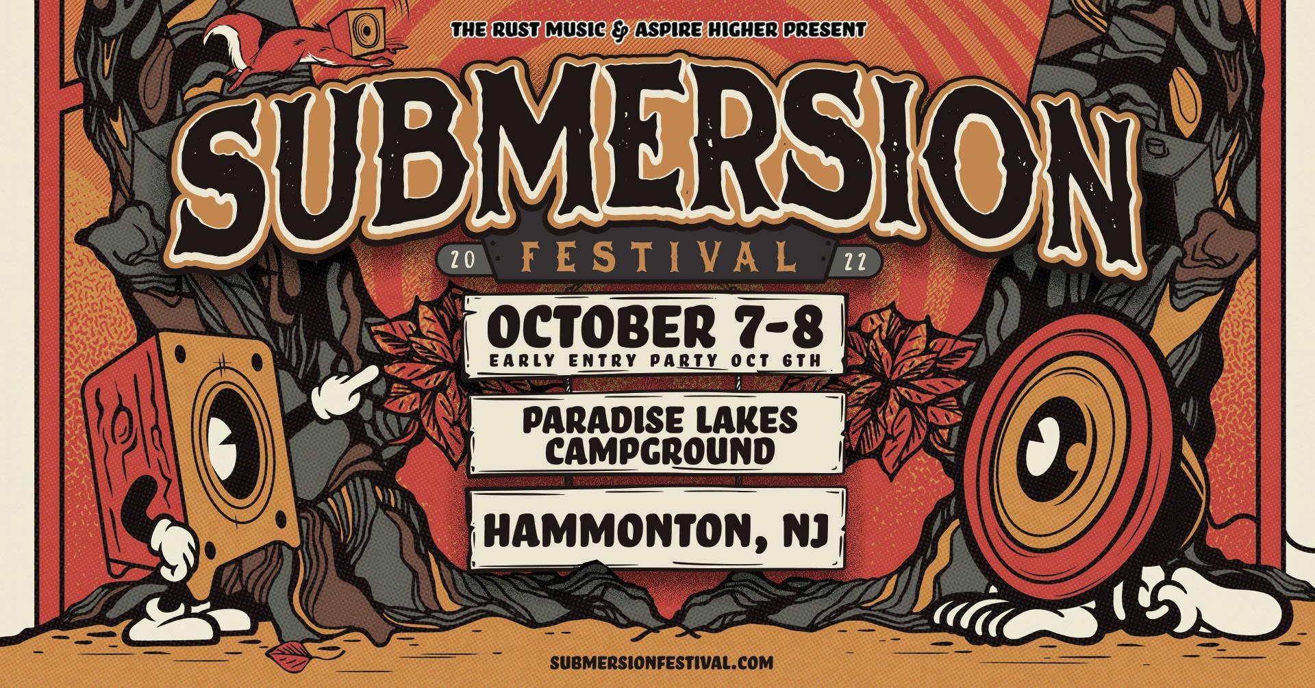 Submersion Festival 2022 event banner