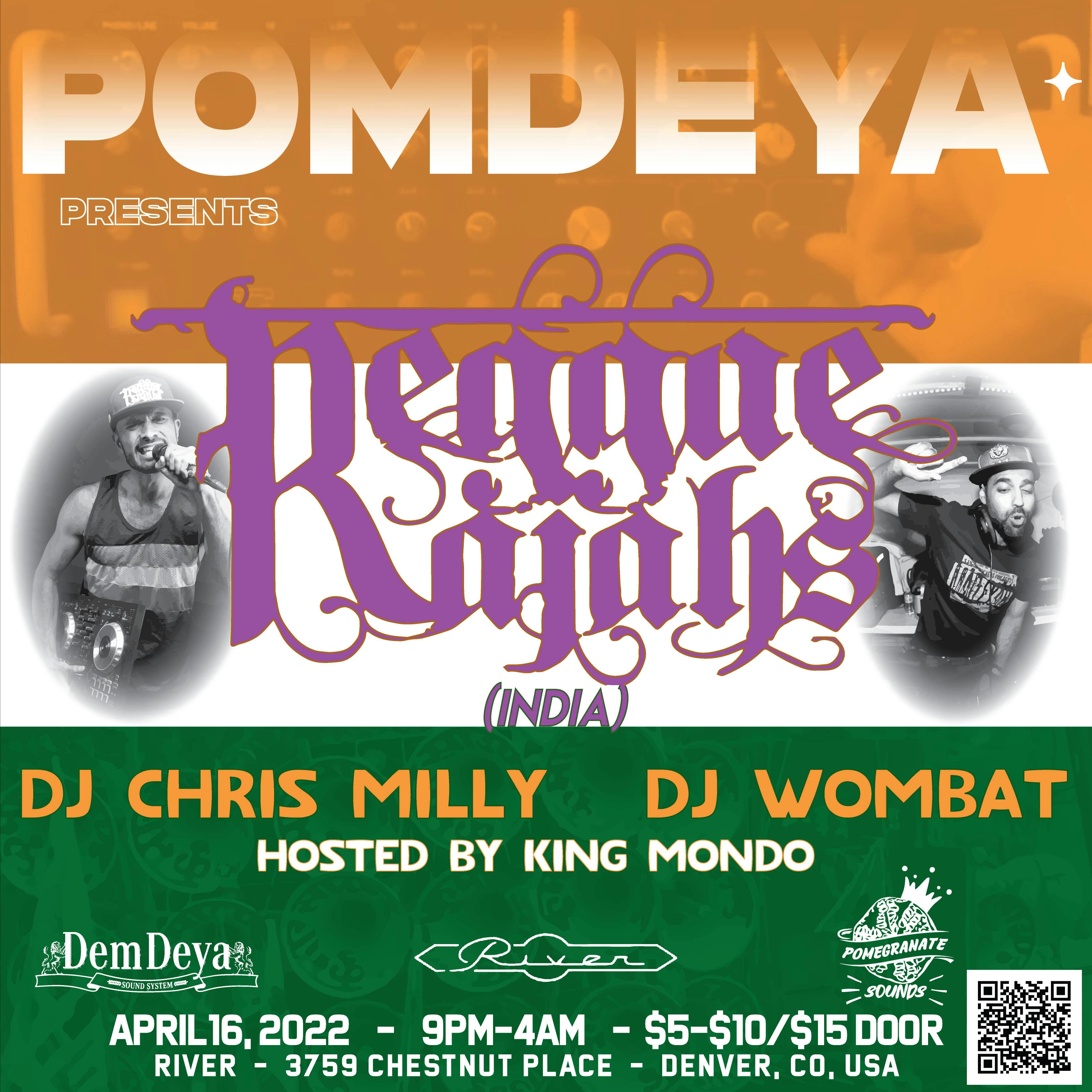 Pomdeya Presents: Reggae Rajahs (India)  event banner