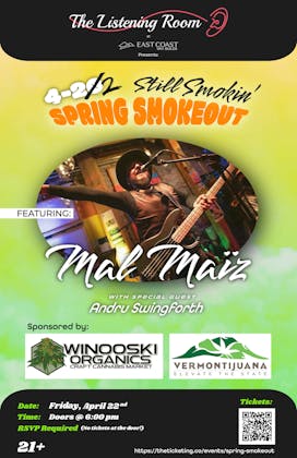 Spring Smokeout with Mal Maïz event banner