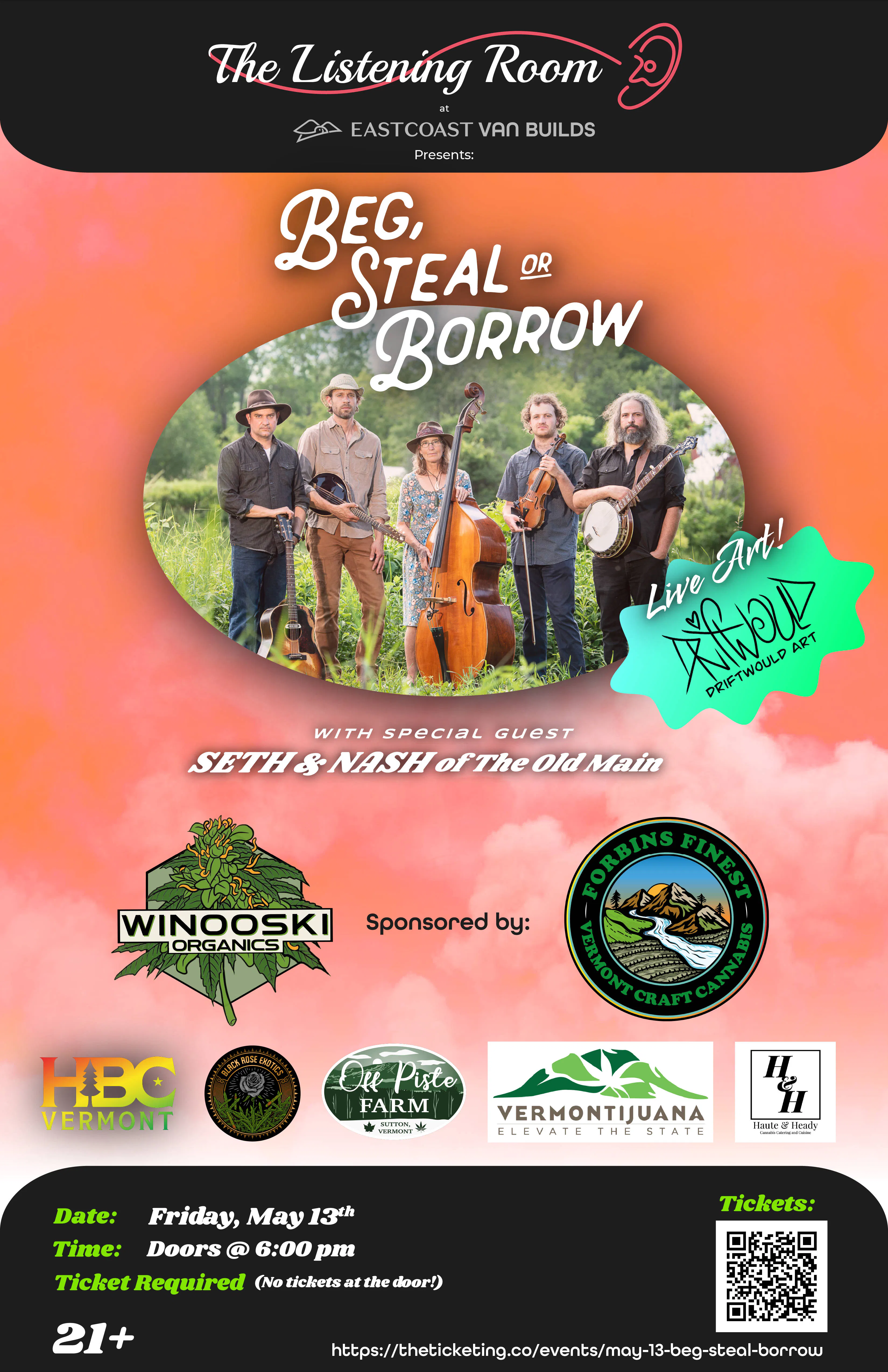 Beg, Steal or Borrow event banner
