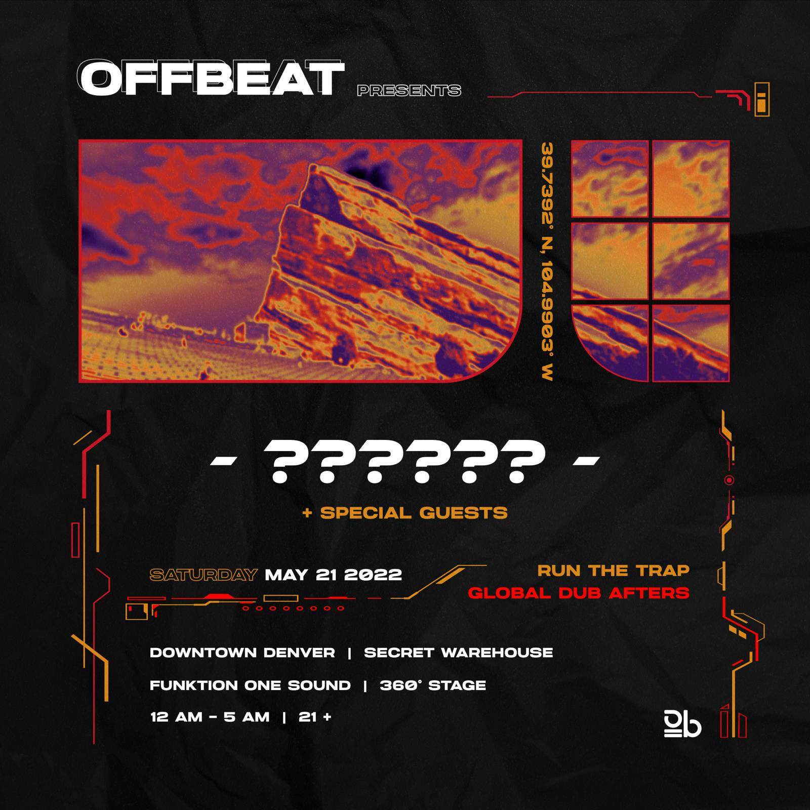 OFFBEAT PRESENTS GLOBAL DUB AFTERS "RUN THE TRAP" The Ticketing Co.