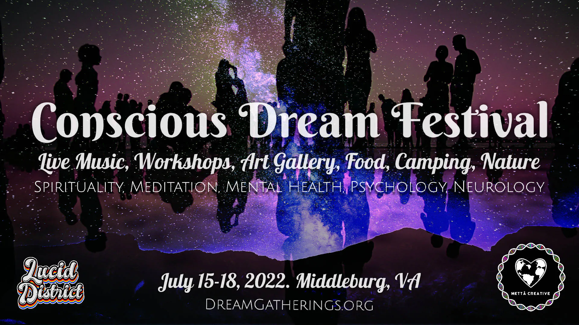 Conscious Dream Festival event banner