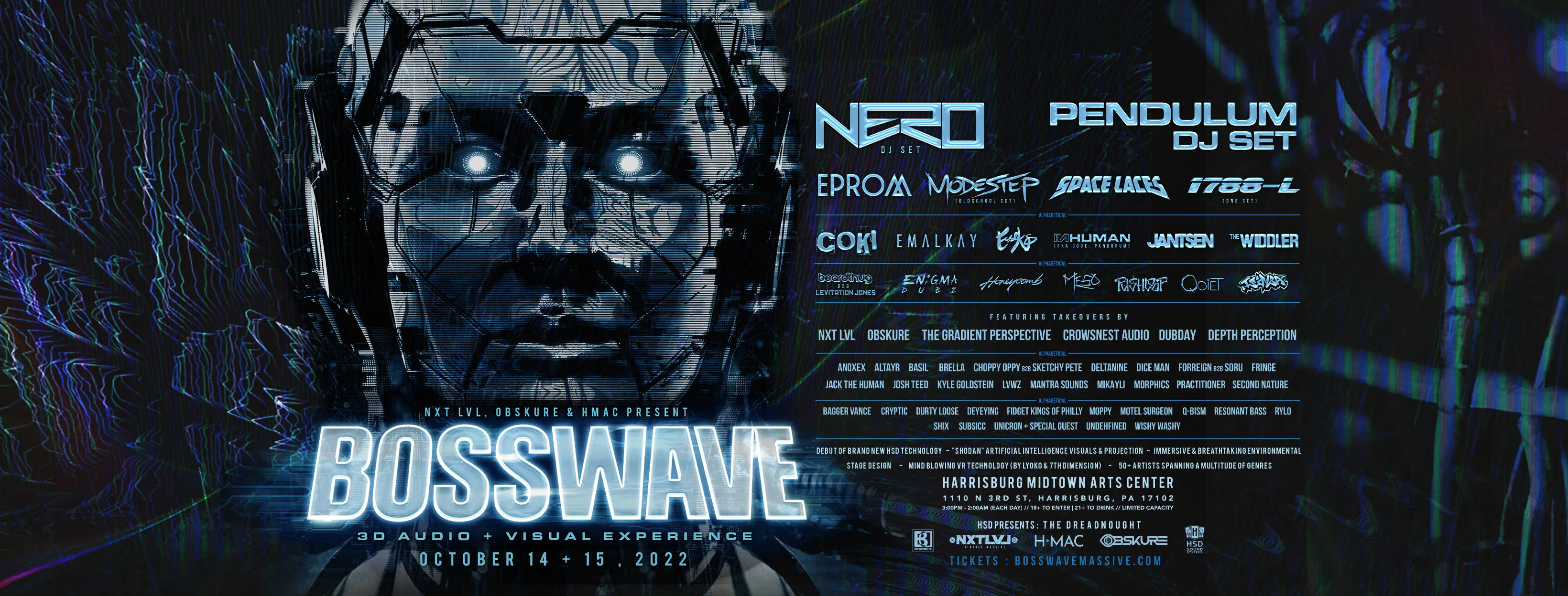 BOSS WAVE MASSIVE | 3D Audio & Visual Experience event banner