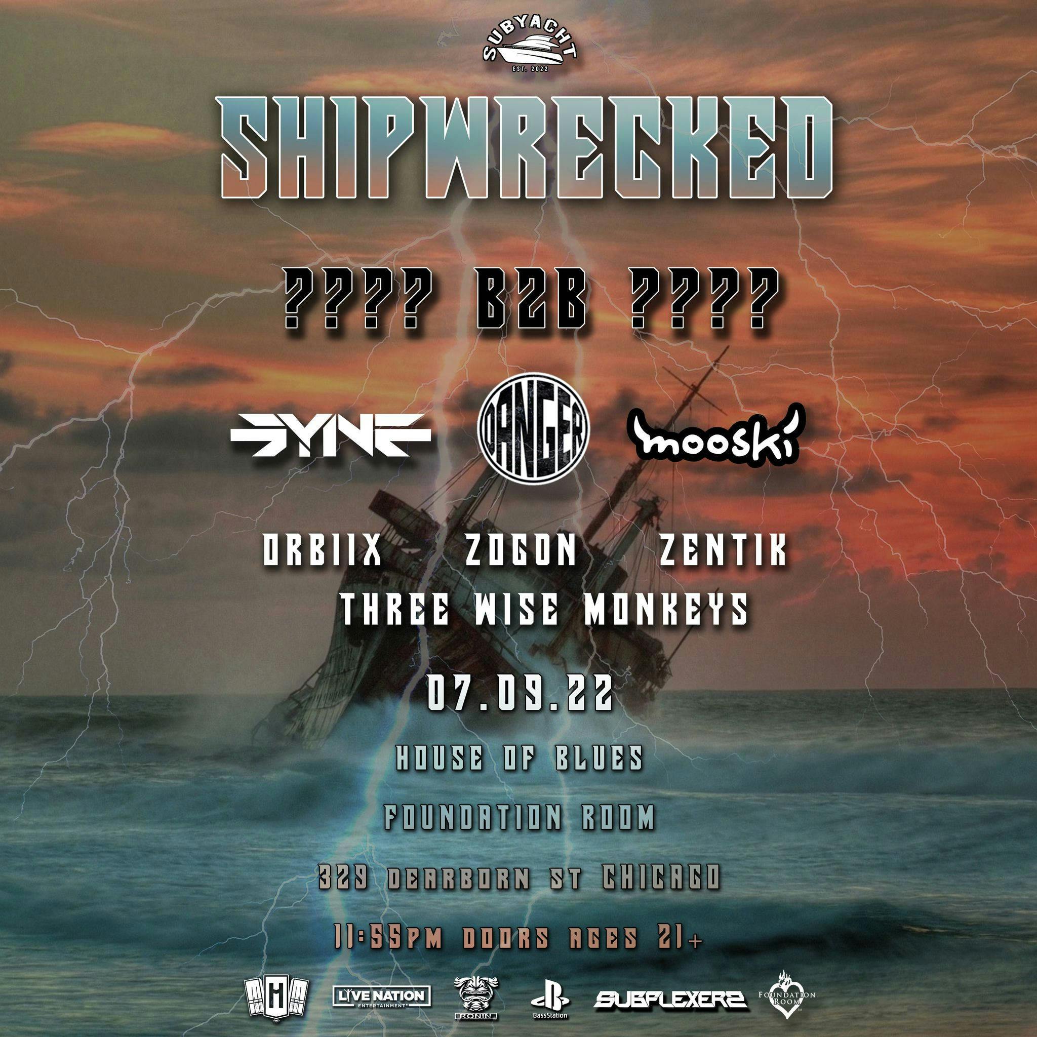 Shipwrecked event banner