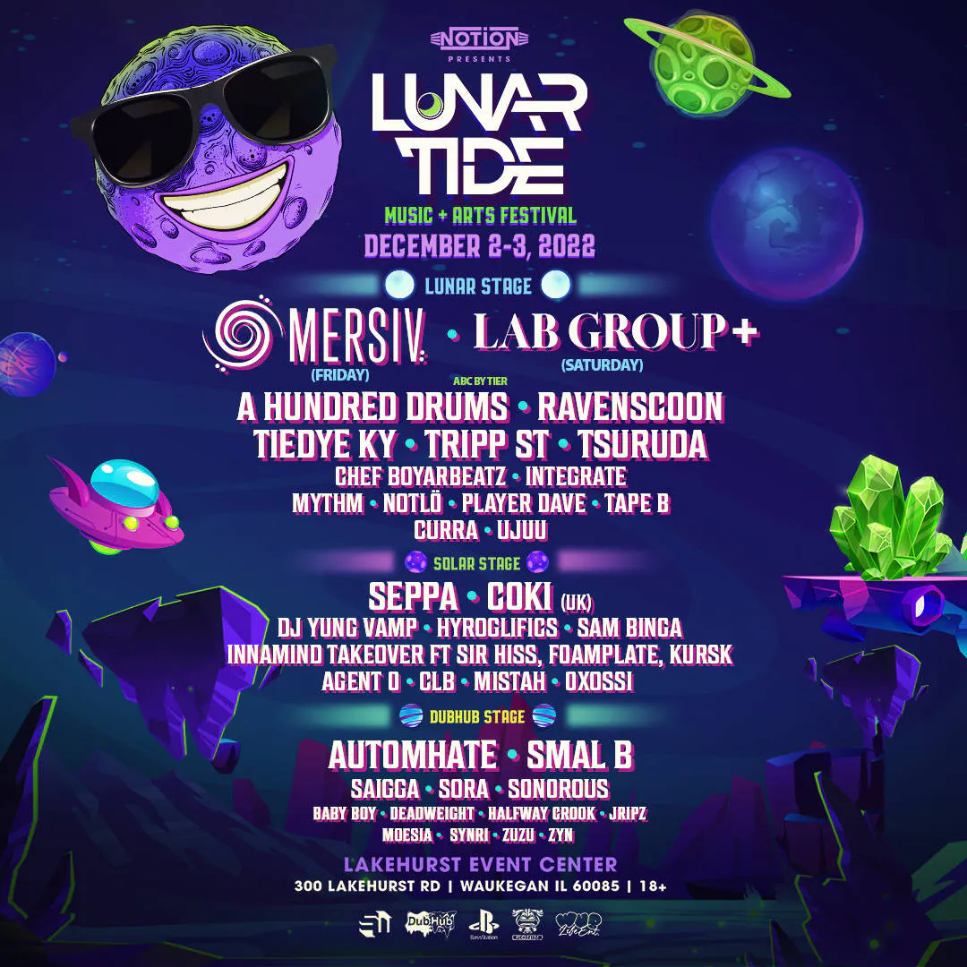 Lunar Tide Music & Arts Festival 2022 event banner