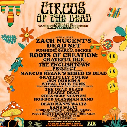 Circus Of Life Presents The: Circus of The Dead , A Dead and Company Final Tour Camping Fest only a few Minutes from SPAC.. 3 NIGHTS!  event banner
