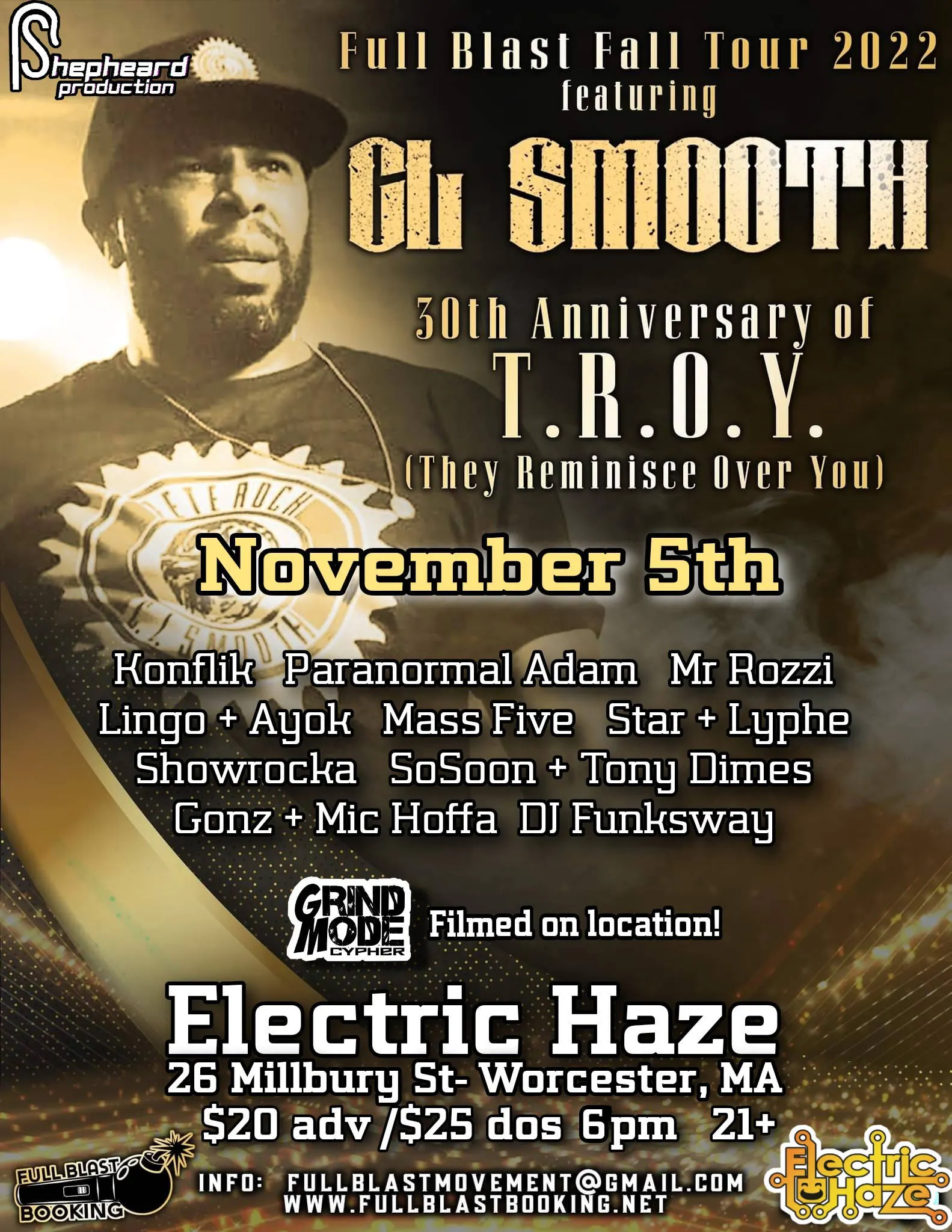 CL Smooth 30th anniversary of T.R.O.Y event banner