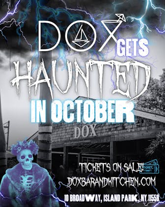 Haunted Dining Experience at DOX (10/20-10/23) event banner