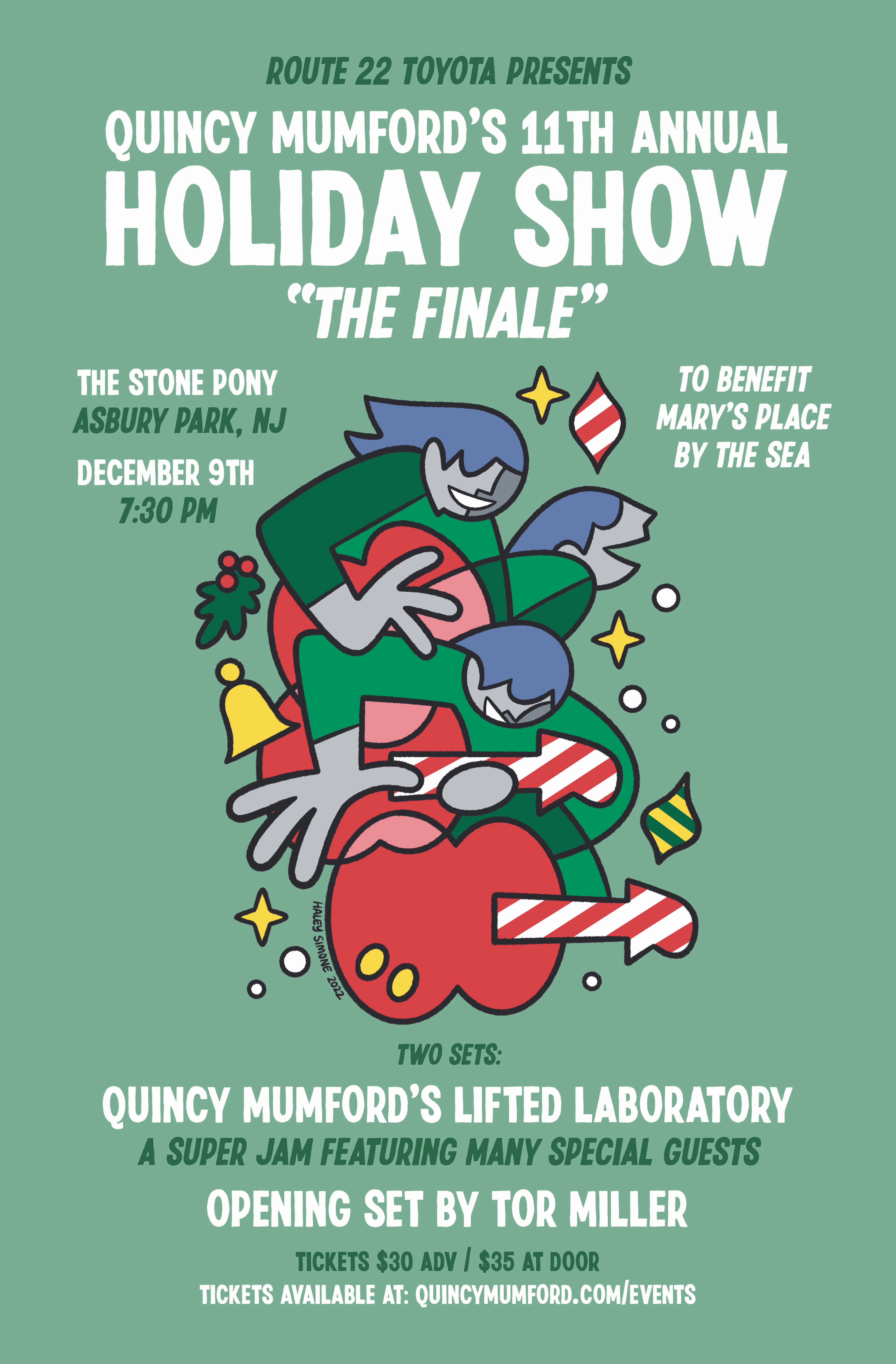 Quincy Mumford's 11th Annual Holiday Show "The Finale" event banner
