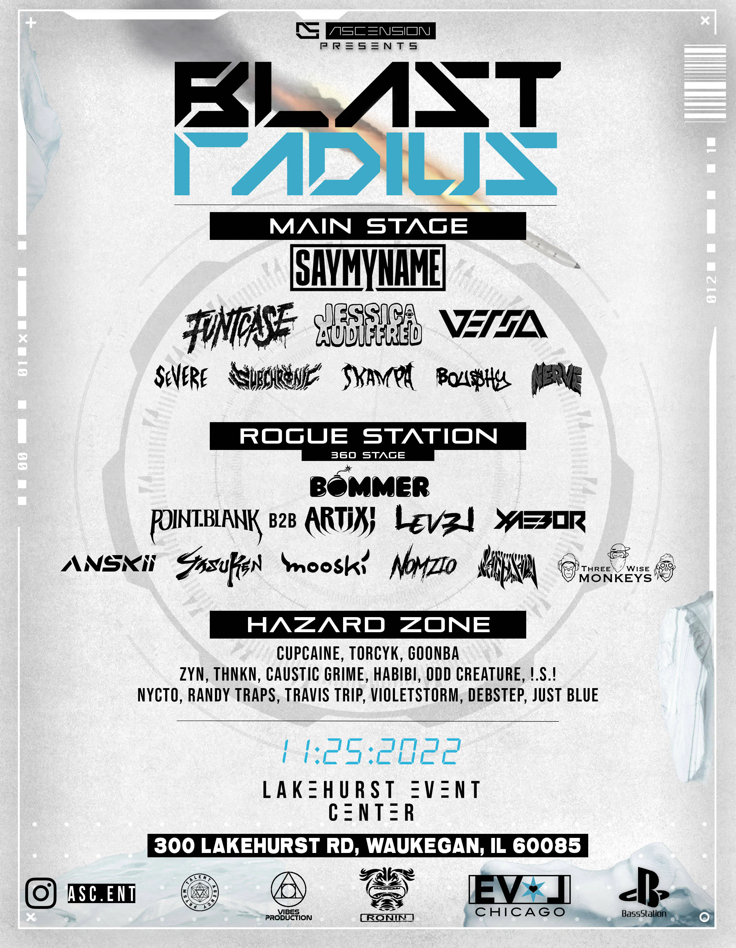 Blast Radius Music Festival event banner