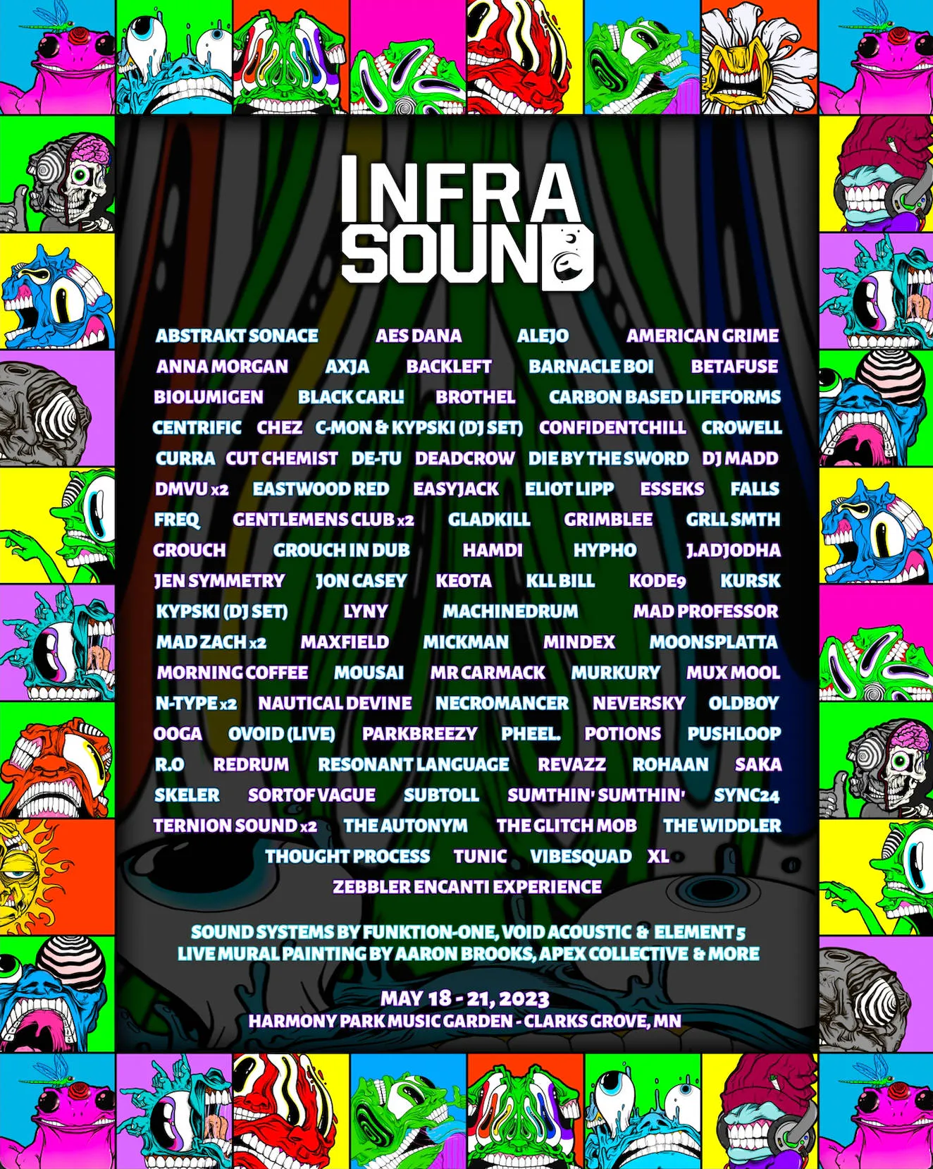 Infrasound Festival 2023 event banner