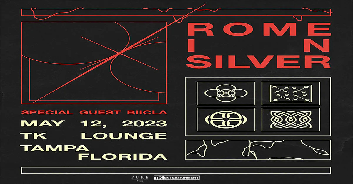 PURE VIBEZ PRESENTS: ROME IN SILVER W/ BIICLA  event banner