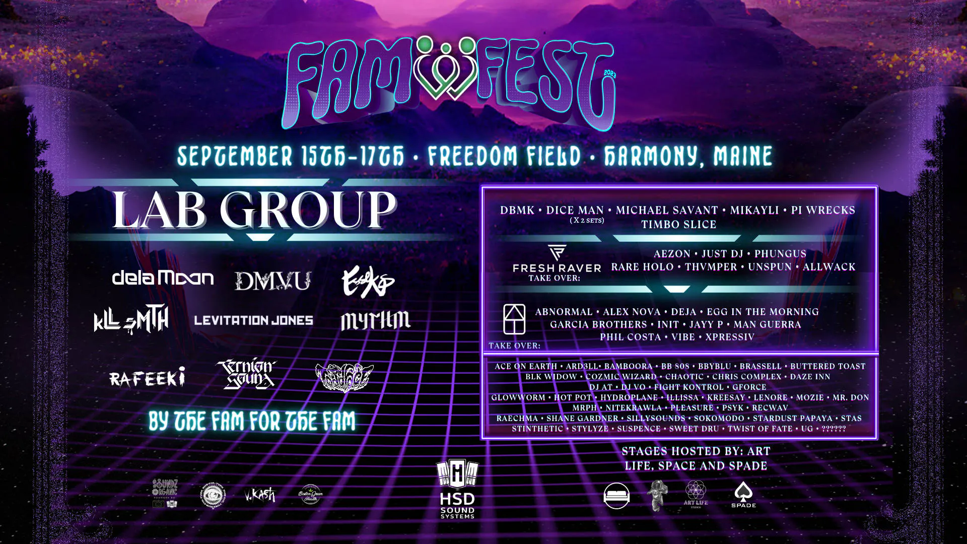 Fam Fest 2023 event banner
