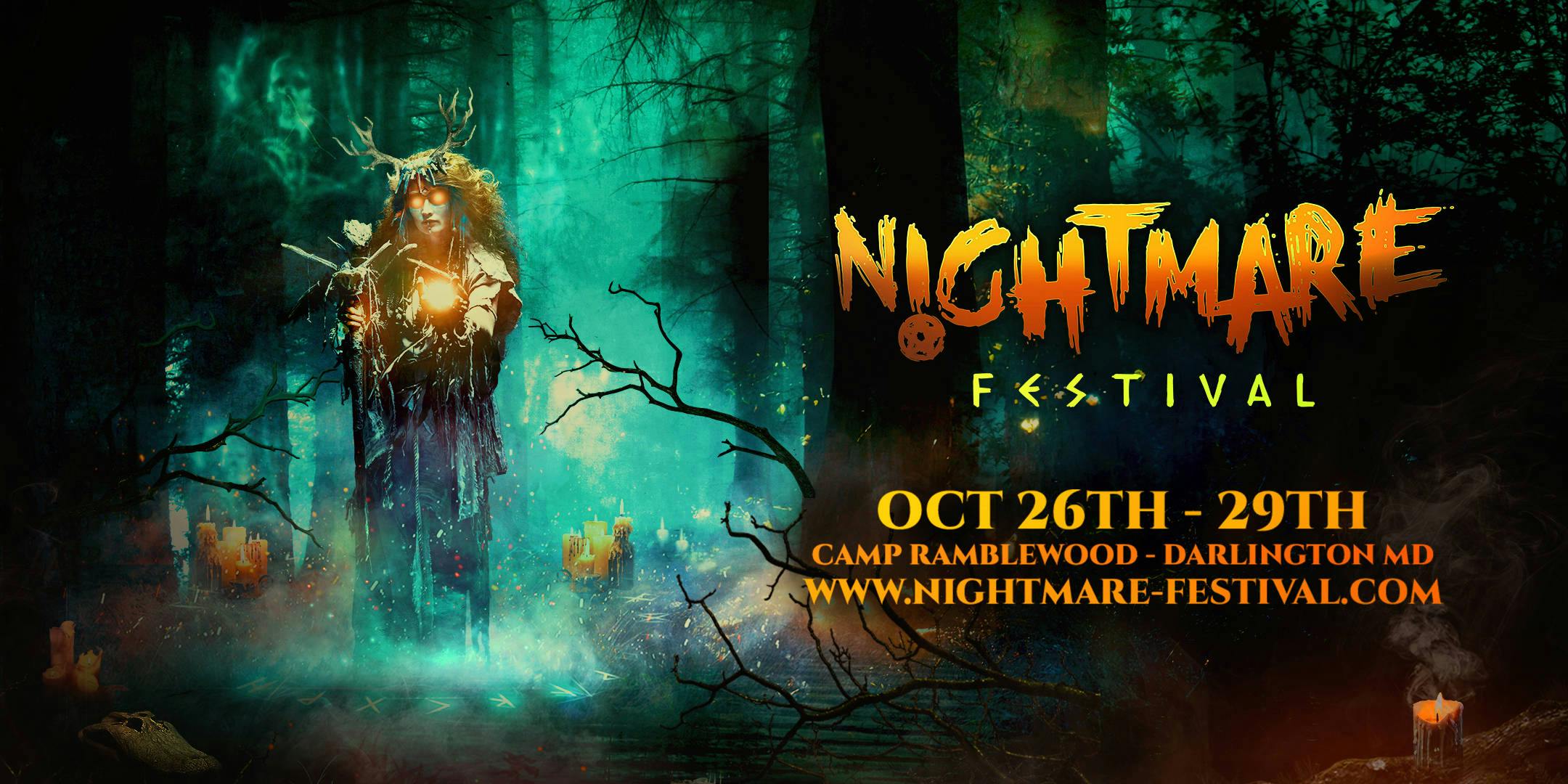 Nightmare Festival Cabins event banner