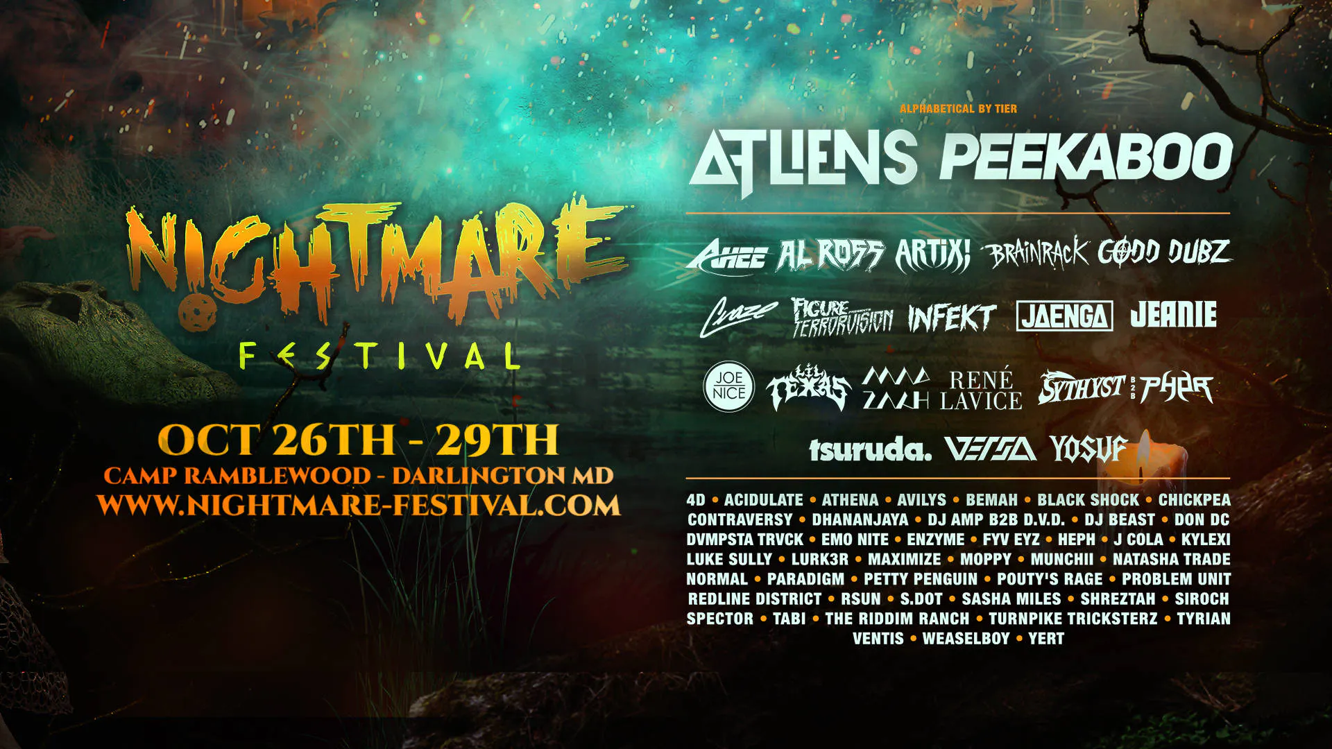 Nightmare Festival event banner