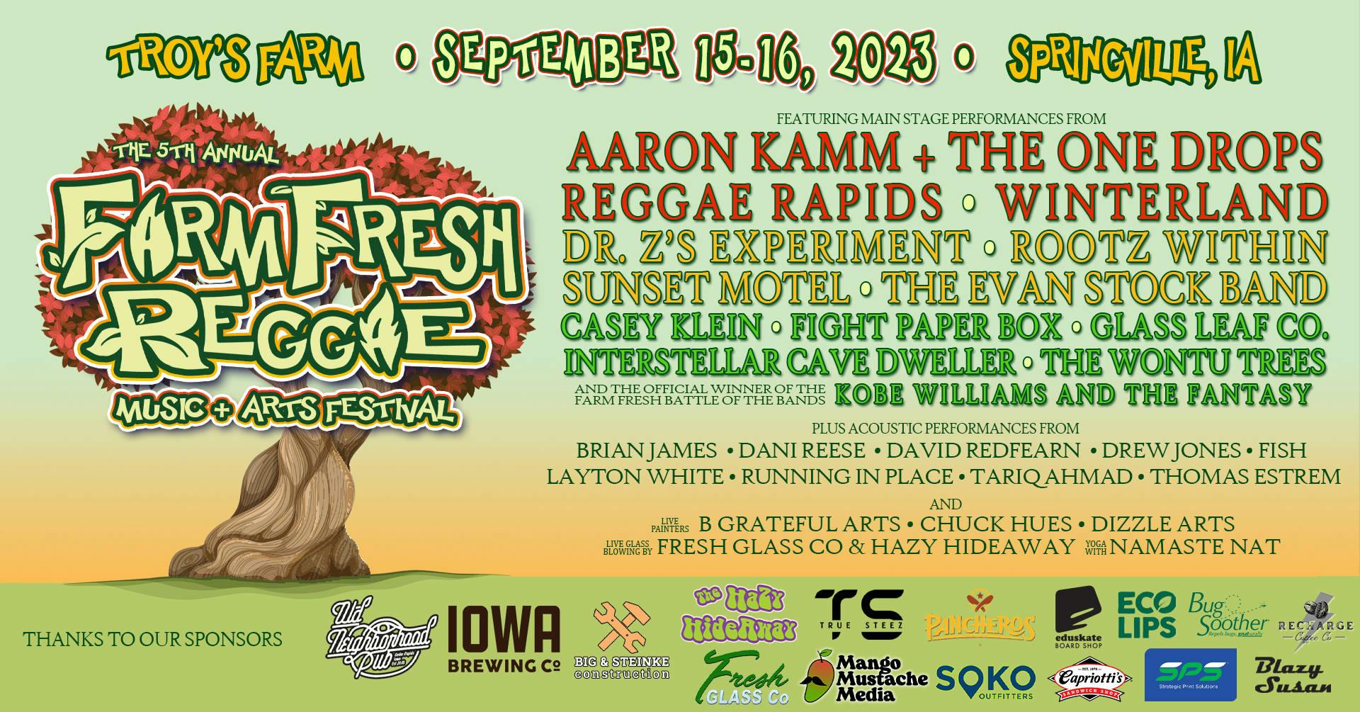 Farm Fresh Reggae Music & Arts Festival The Ticketing Co.