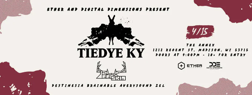 Tiedye Ky [at] The Annex  event banner