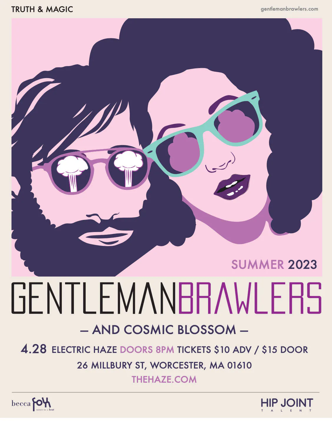 Gentleman Brawlers and Cosmic Blossom event banner