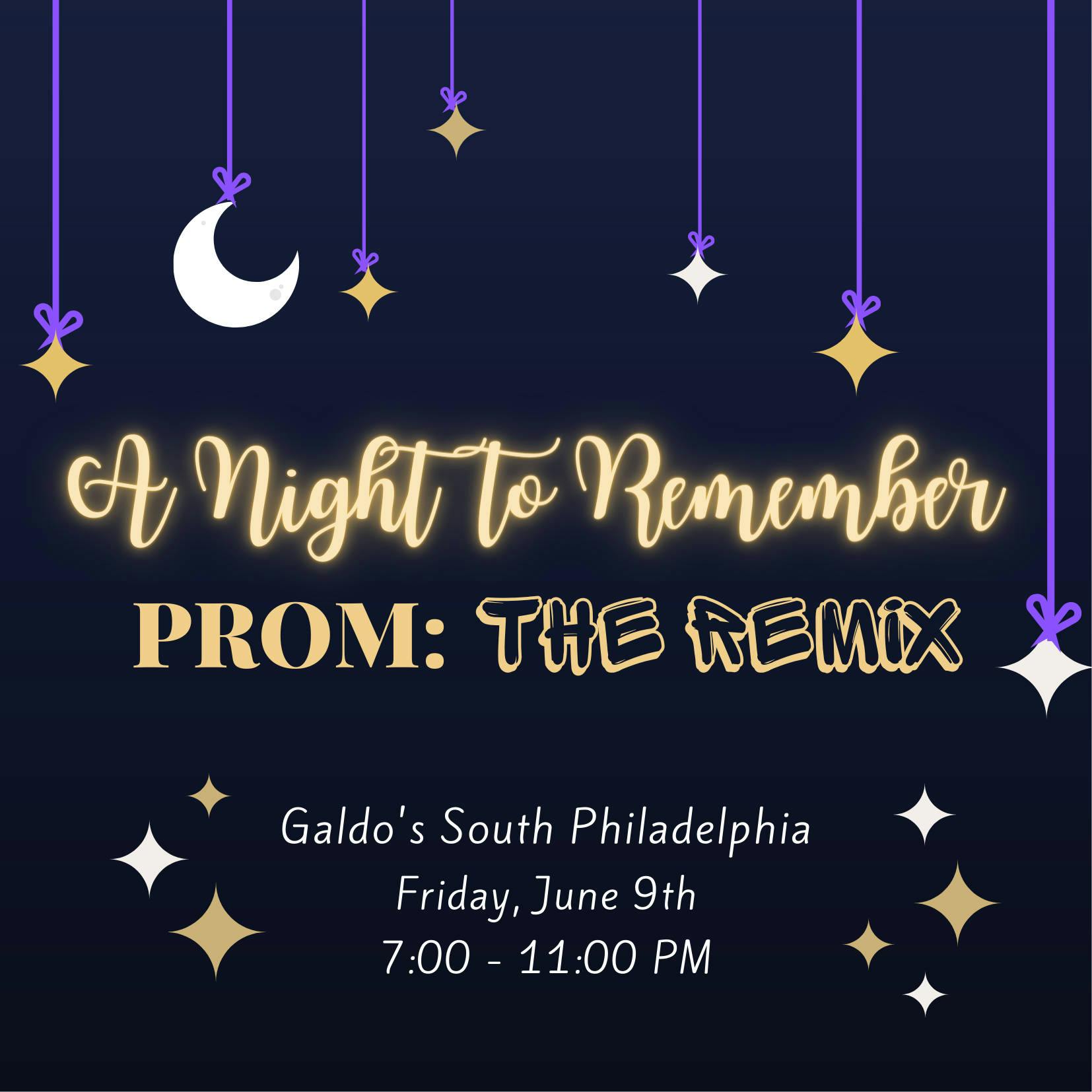 PROM: The Remix event banner