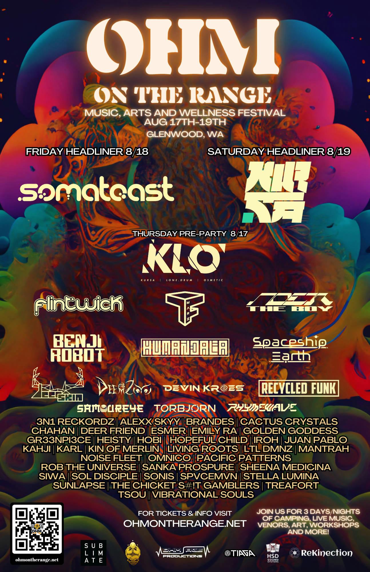 Ohm on the Range Music, Arts and Wellness Festival 2023 The Ticketing Co.