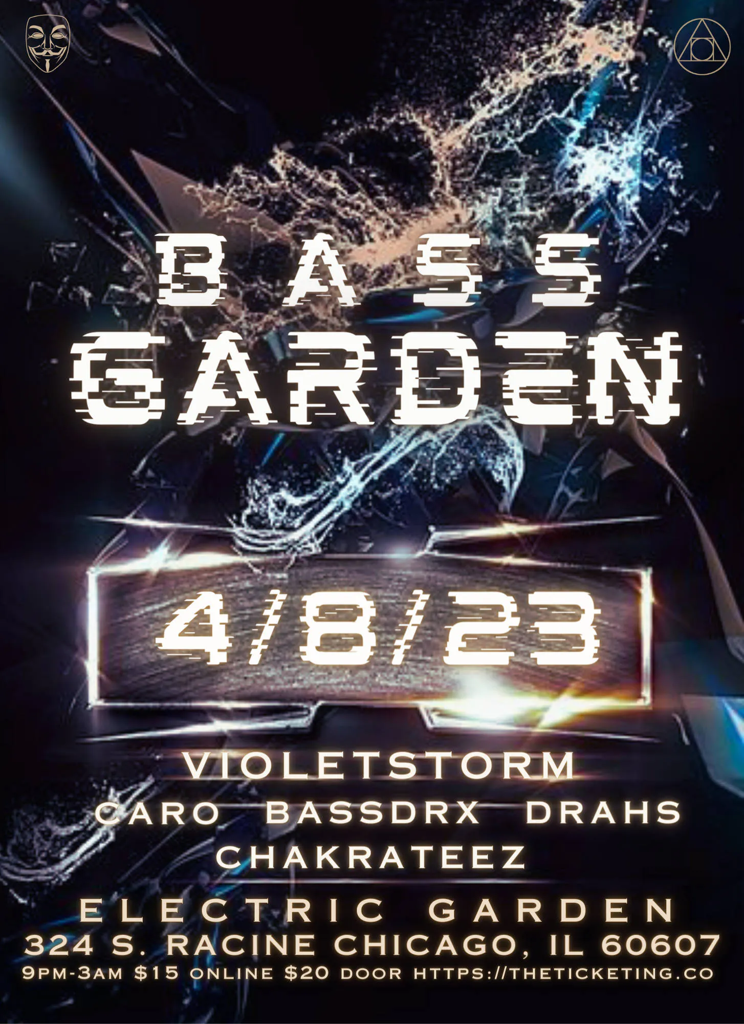 BASS GARDEN APRIL 8TH event banner