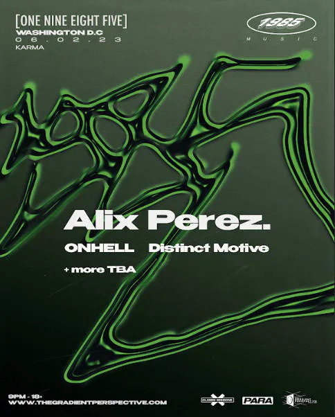 The Convergence Project presents Alix Perez, Distinct Motive, ONHELL + More TBA  event banner