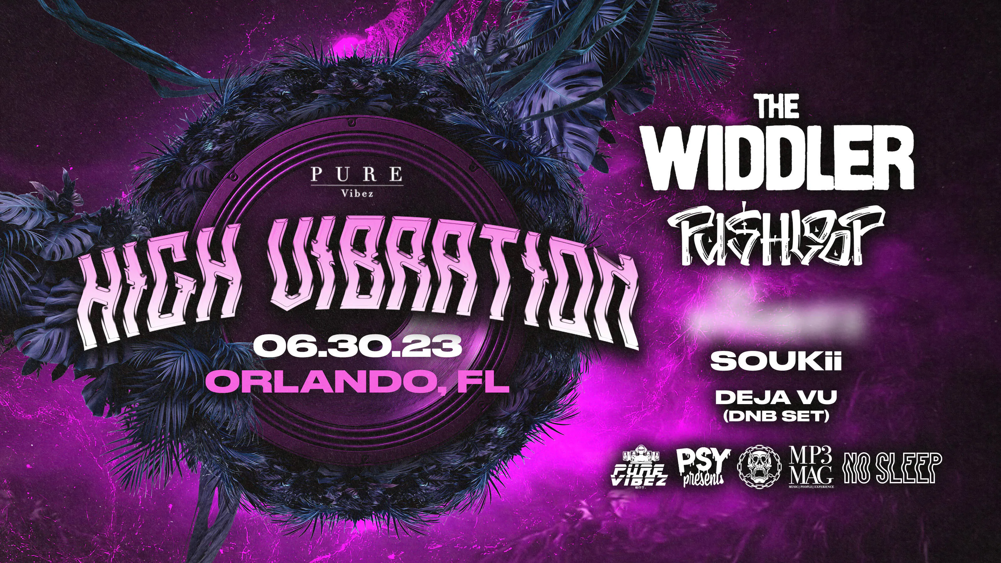 PURE VIBEZ PRESENTS: HIGH VIBRATION (canceled)  event banner