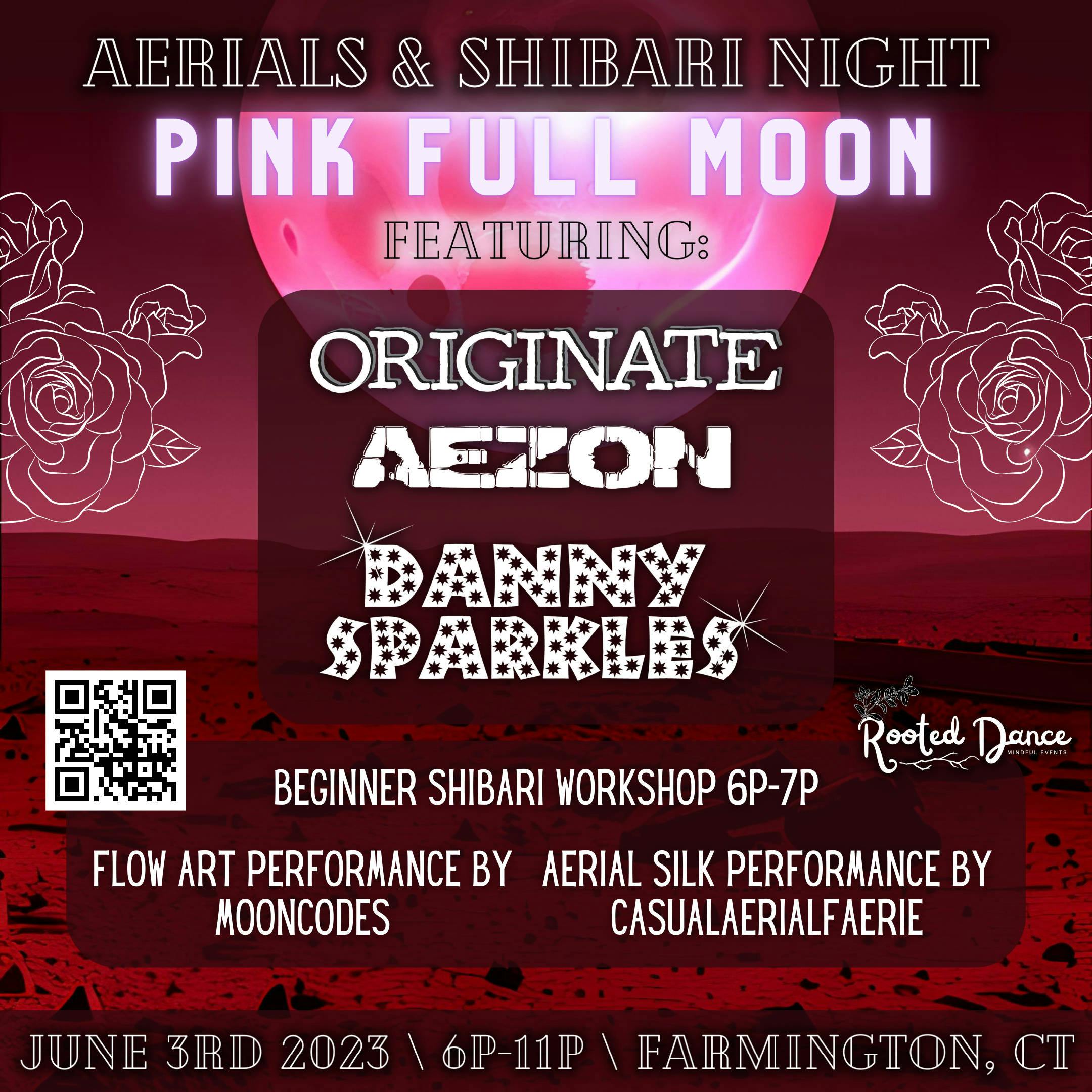 Aerials & Shibari Night: Pink Full Moon | The Ticketing Co.