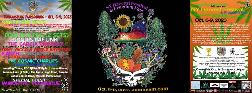 26th annual NY Harvest Festival & Freedom Fair event banner