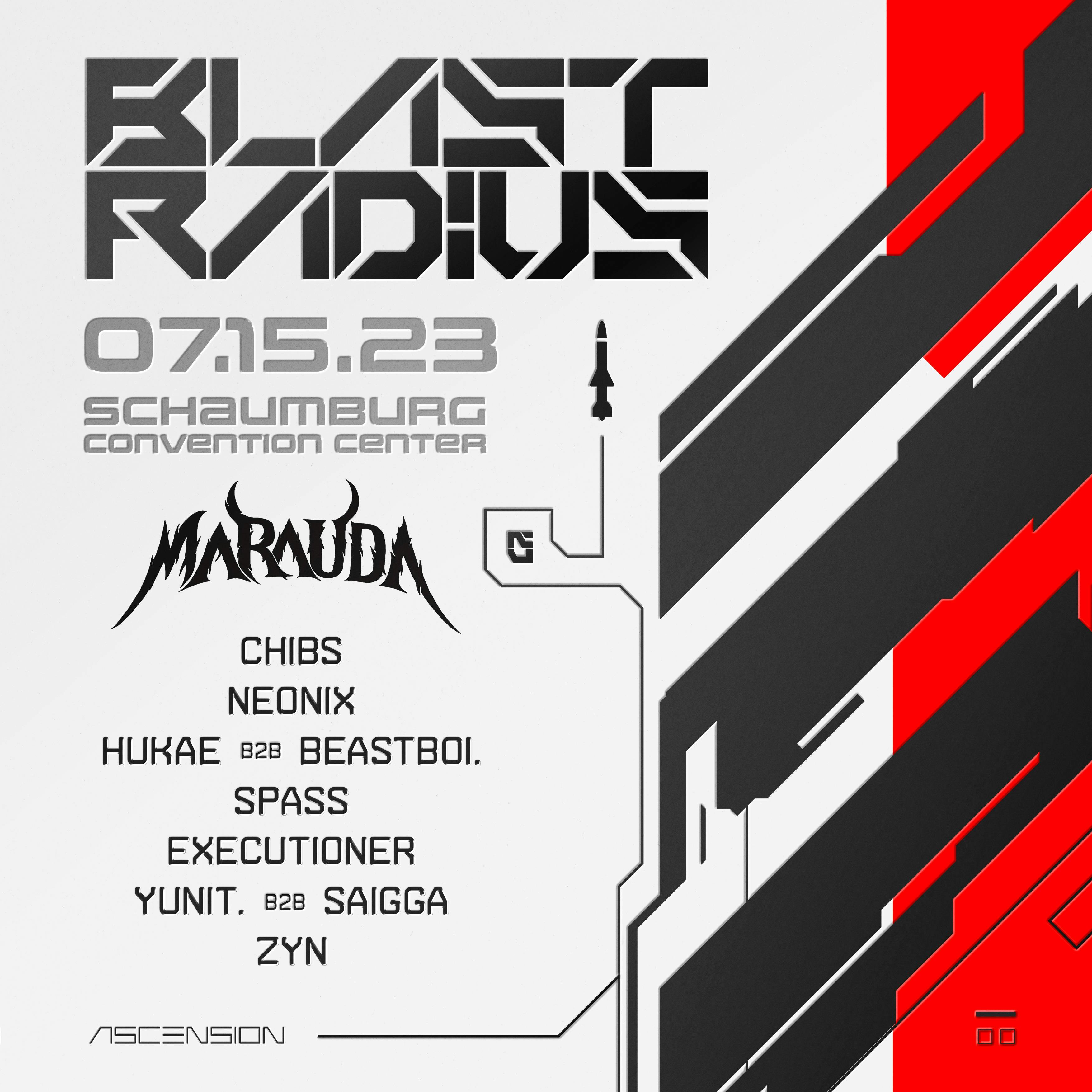 Blast Radius feat. Marauda event banner