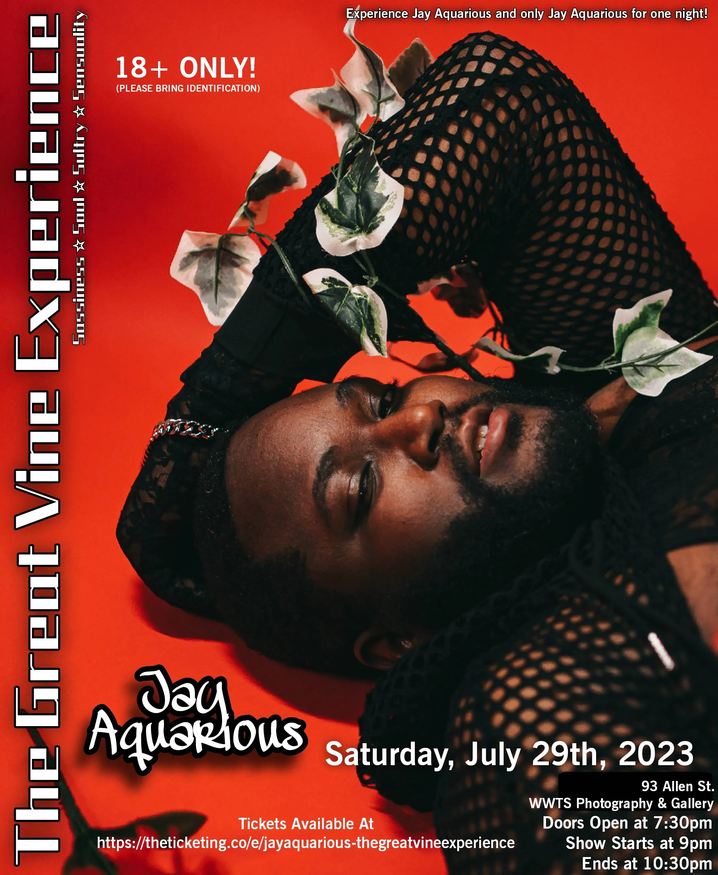 Jay Aquarious Presents 'The Great Vine Experience'! event banner