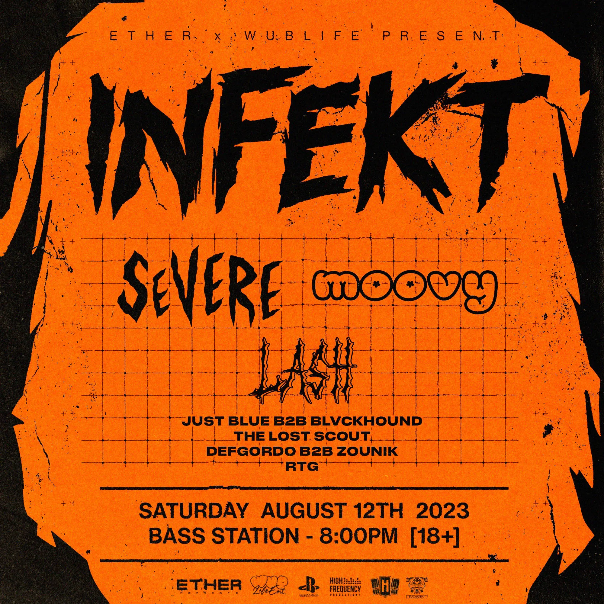 INFEKT [at] Bass Station event banner