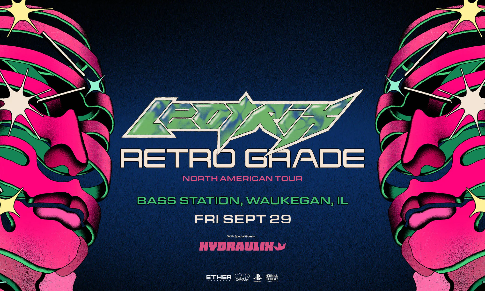 LEOTRIX - RETRO GRADE TOUR event banner