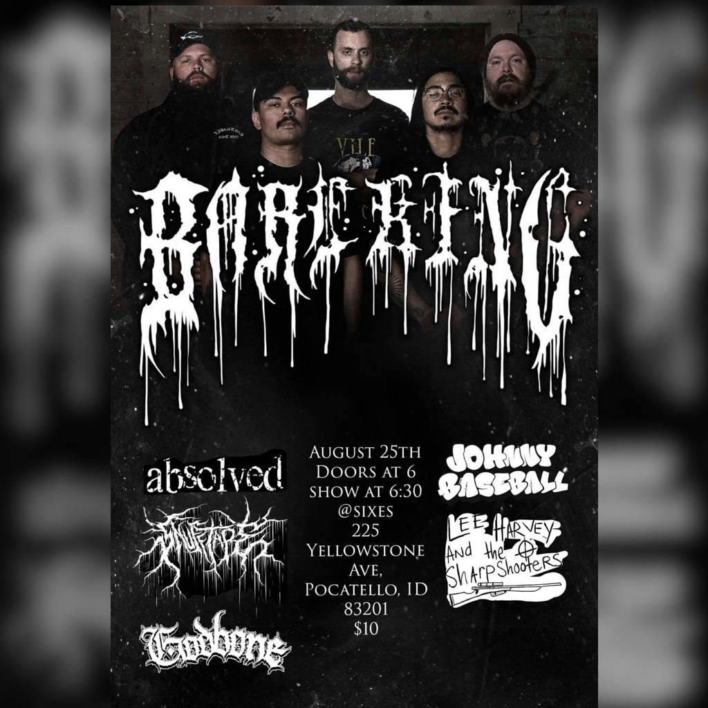 Bare King / Snuff Tape / Absolved (plus others) event banner