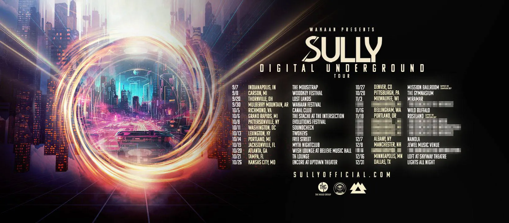 WAKAAN Presents: Sully - Digital Underground Tour Lexington event banner