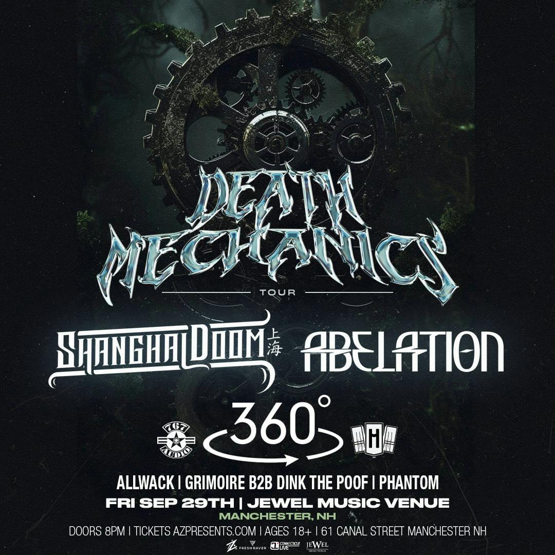 360 - Shanghai Doom & Abelation - Death Mechanics Tour event banner