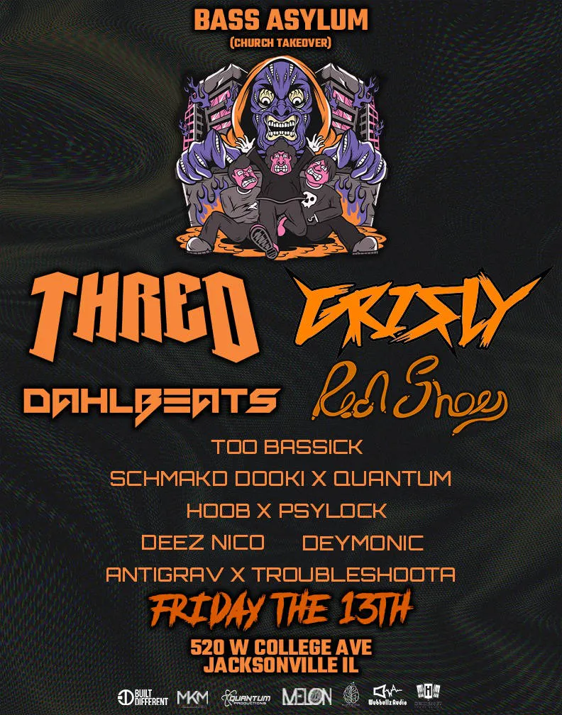 Bass Asylum (Church Takeover) FT. BDMG event banner