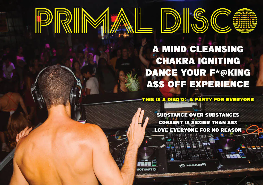 Primal Disco 3YR ANNIVERSARY 11/30/24 event banner