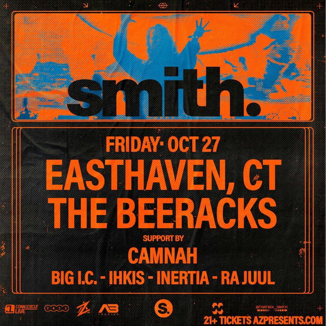 Smith at Beeracks East Haven CT event banner