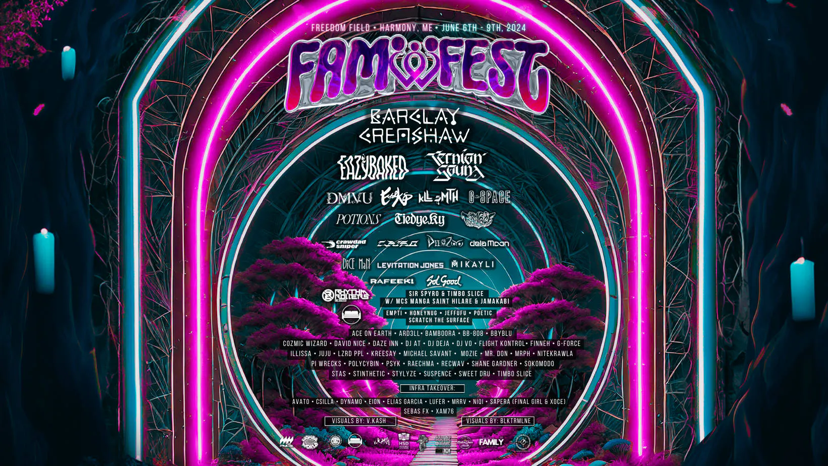 FAM FEST 2024 event banner